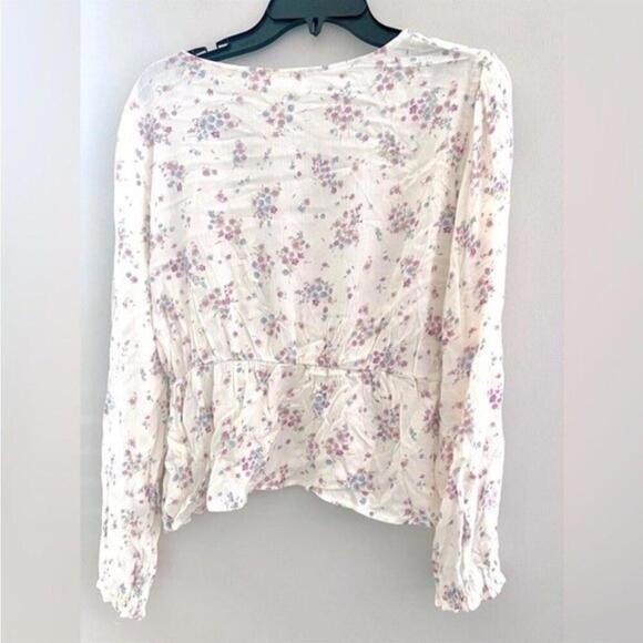 Hippie Rose Juniors Tie Waist Babydoll Top, shirt White Orchid, XS, S, M… - Picture 7 of 7